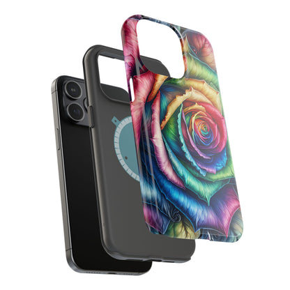 Colorful Rose MagSafe® Compatible Tough Case for iPhone