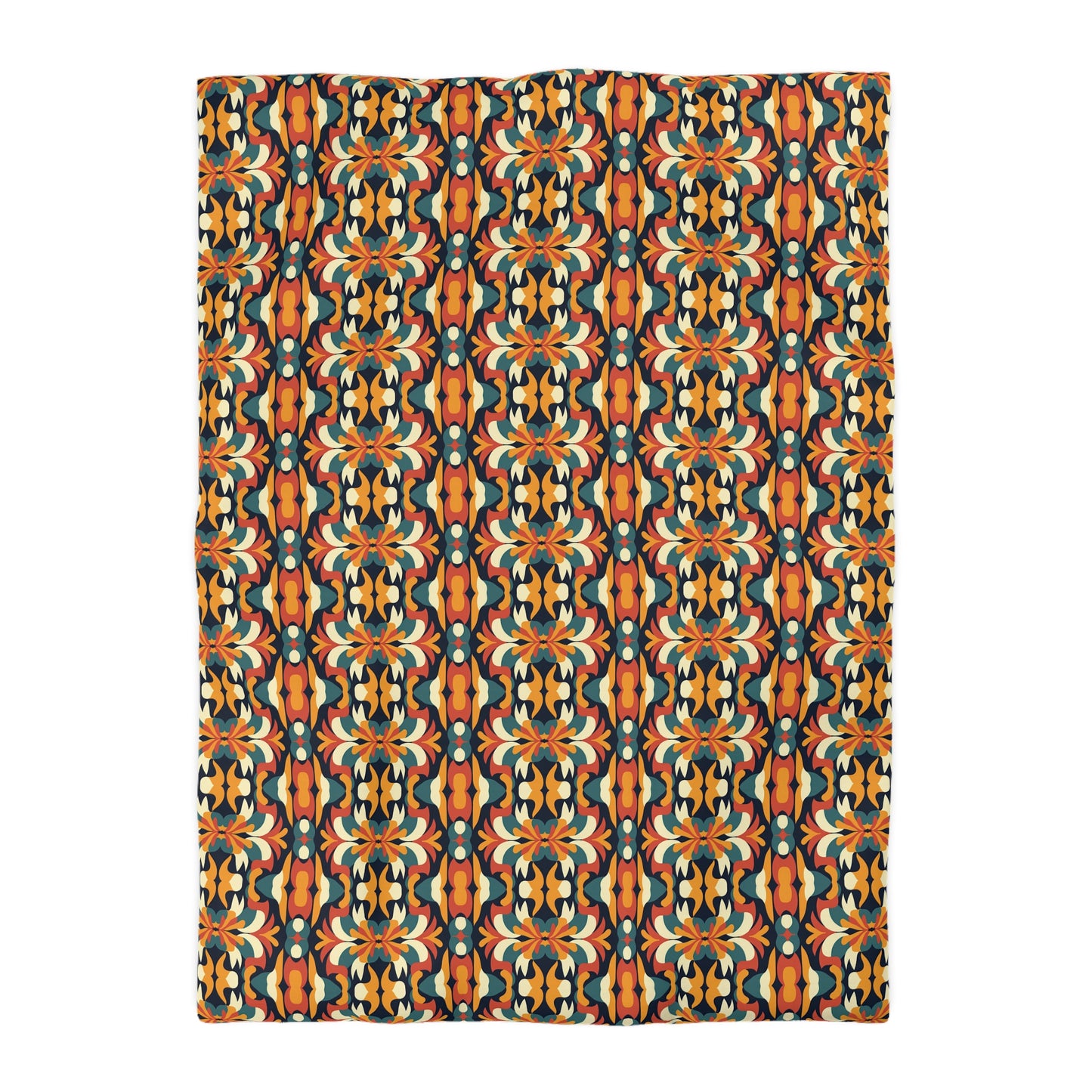 Autumn Kaleidoscope Microfiber Duvet Cover