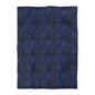 Sapphire Gilded Garden Microfiber Duvet Cover