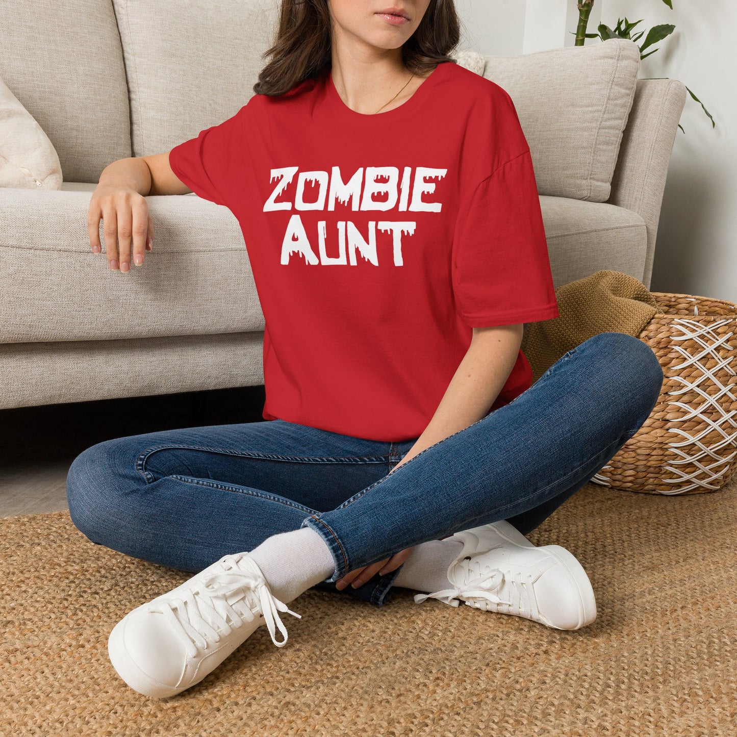 ""Zombie Aunt Adult T-shirt