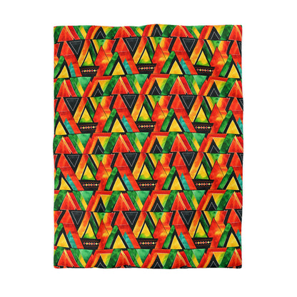 Abundance Vibes Microfiber Duvet Cover