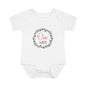 Pink Milestone Wreath Onesie-One Week