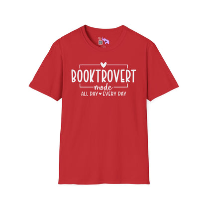 Booktrovert Mode All Day Every Day Adult T-shirt