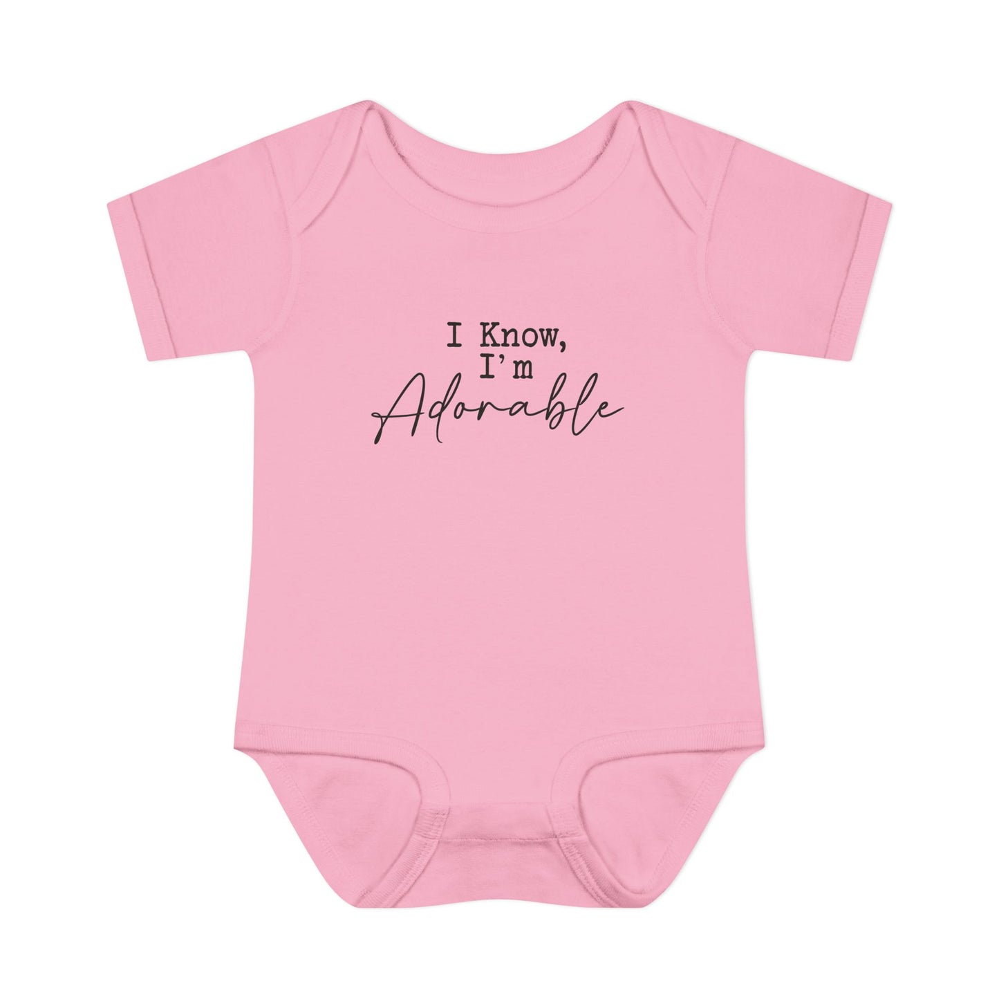 I Know I'm Adorable Infant Onesie