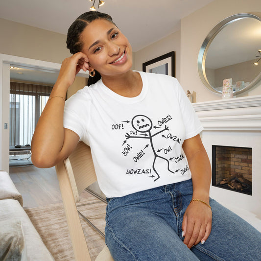 Ow! It All Hurts Adult T-shirt