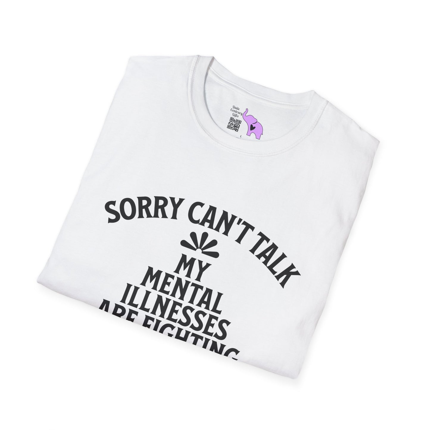 Sorry Can't Talk... Adult T-shirt