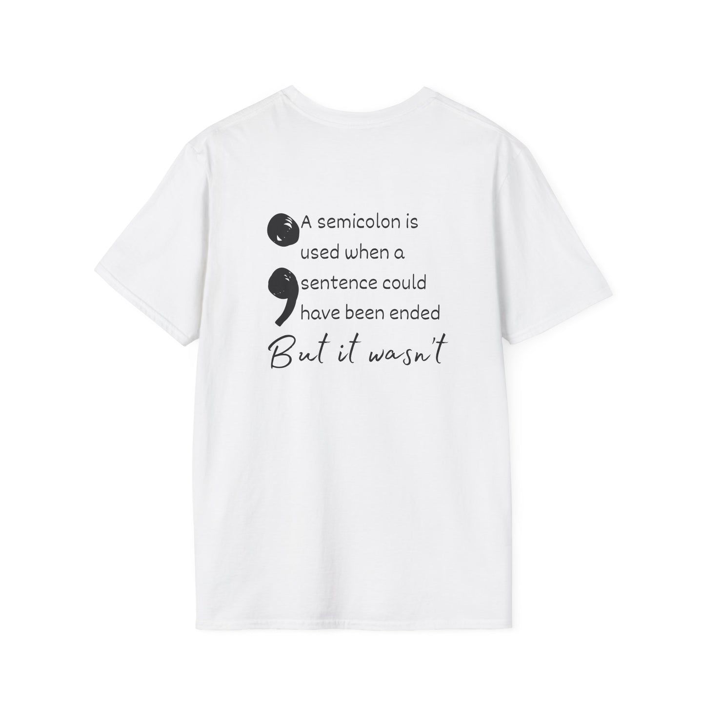 Strength in the Storm SemiColon Adult T-shirt