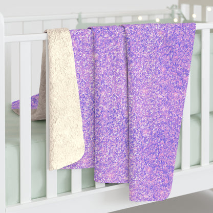Lavender Crystal Fleece Blanket