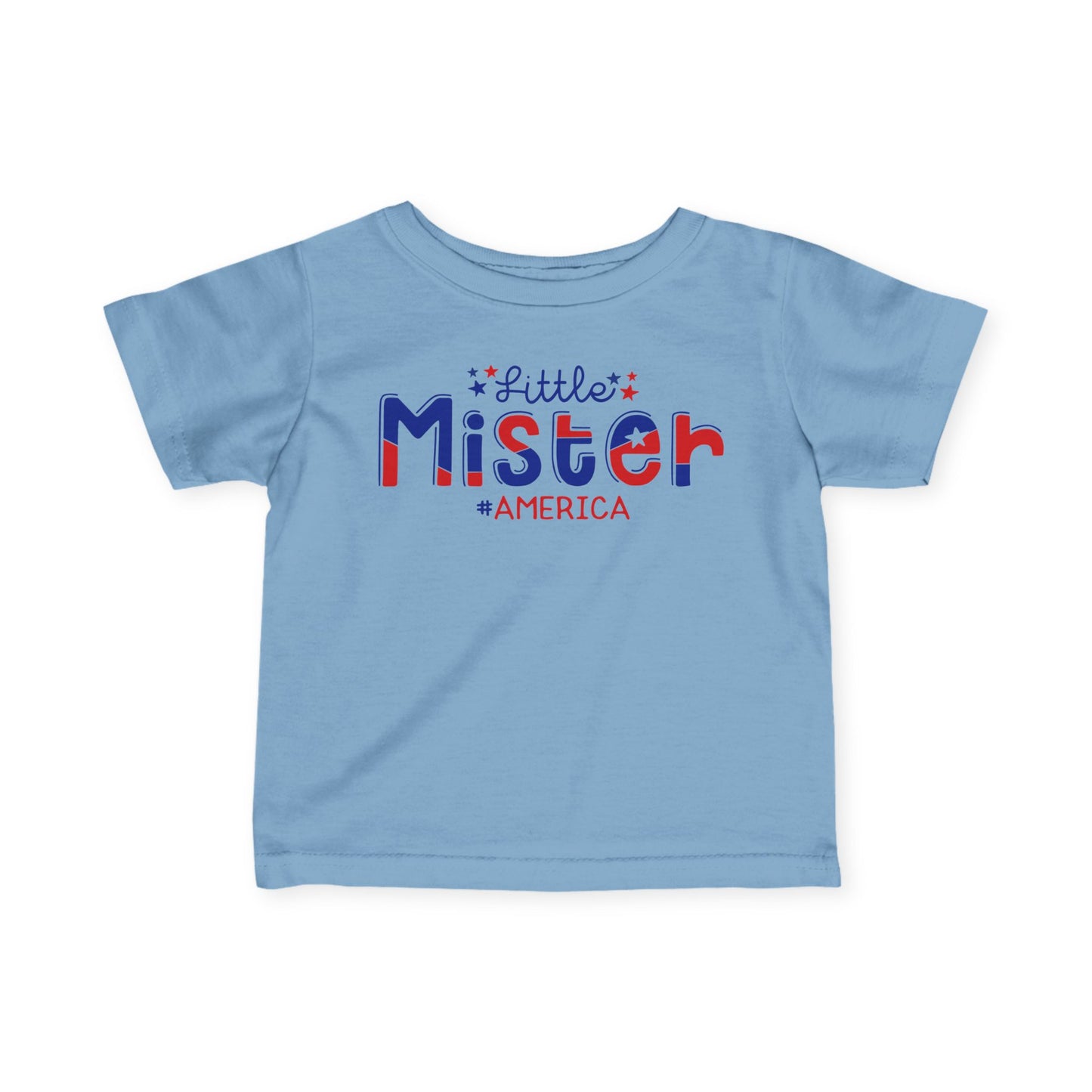 Little Mister #America Infant Soft T-Shirt