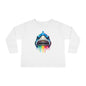 Colorful Shark Toddler Long Sleeve Tee