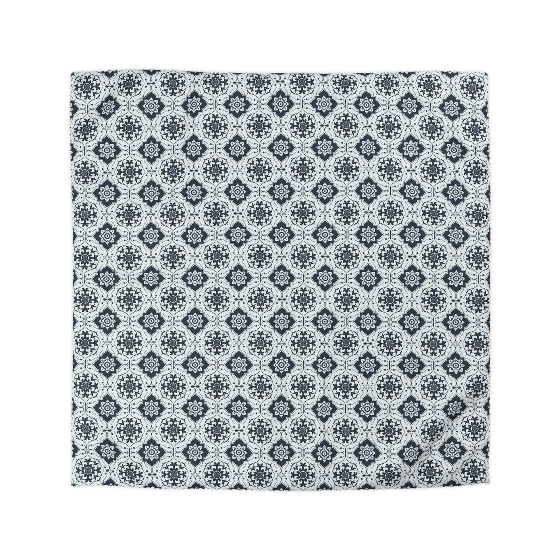 Lisbon Noir Microfiber Duvet Cover