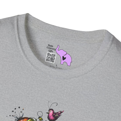 The Snowman Who Loved Butterflies Adult T-shirt