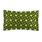 Pistachio Pinwheels Microfiber Pillow Sham