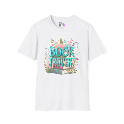 Booktrovert (Floral) Adult T-shirt
