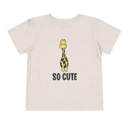 So Cute (Giraffe) Toddler Tee
