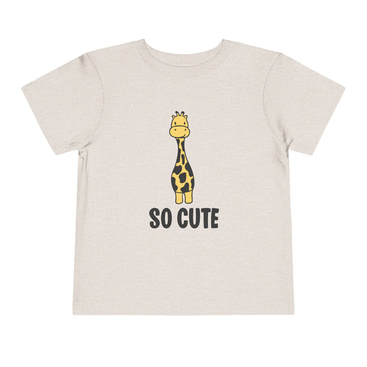 So Cute (Giraffe) Toddler Tee