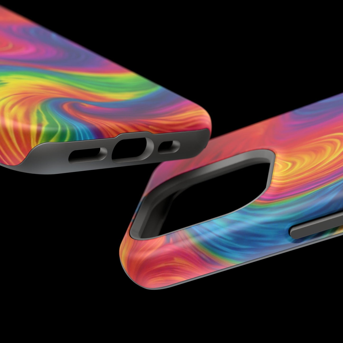 Tie Dye Color Swirl MagSafe® Compatible Tough Case for iPhone