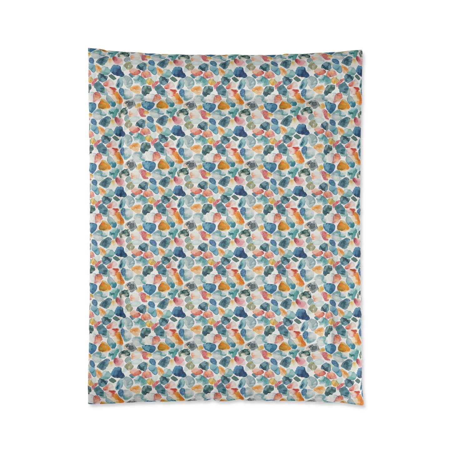 Watercolor Pebble Terrazzo Comforter
