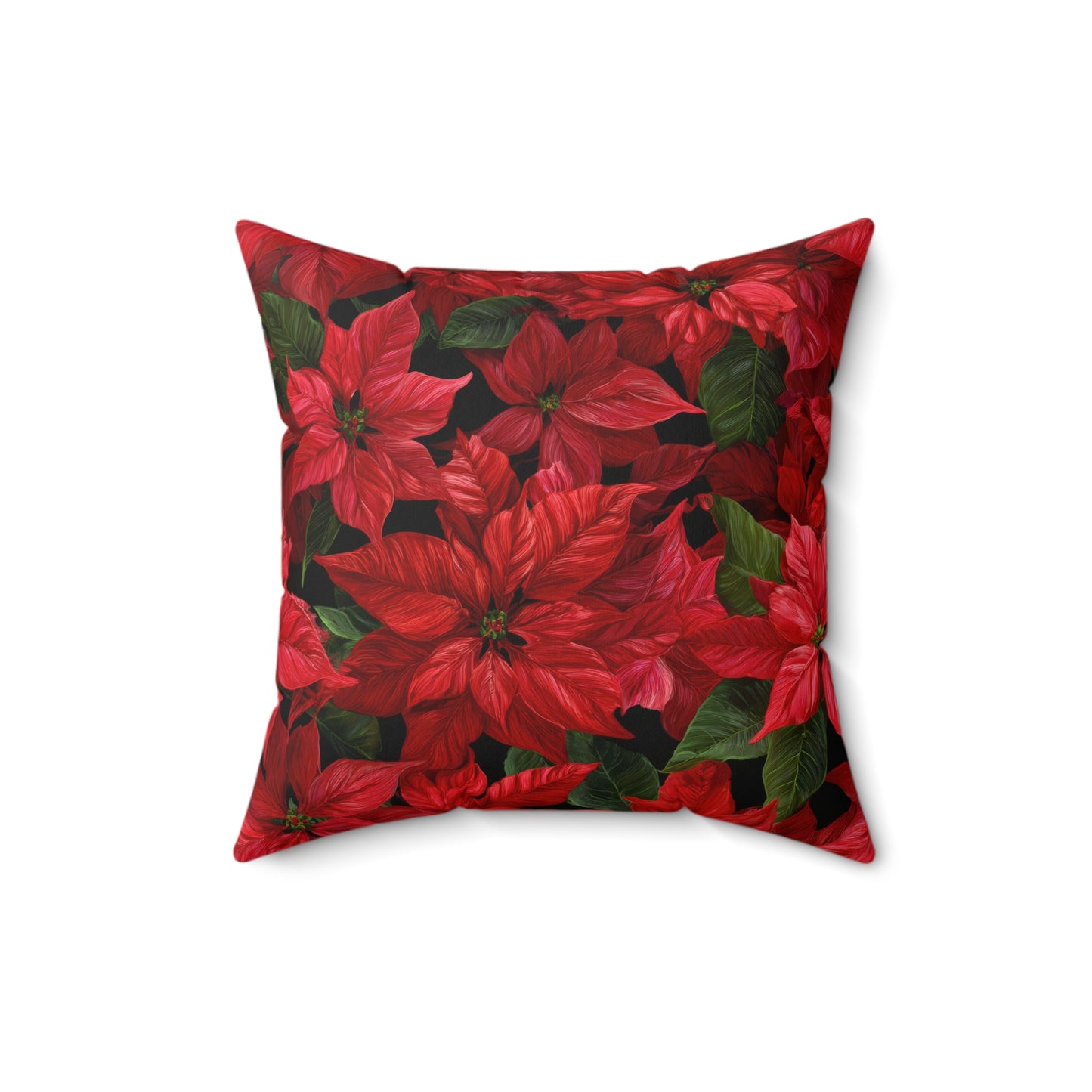 Crimson Noel Throw Pillow