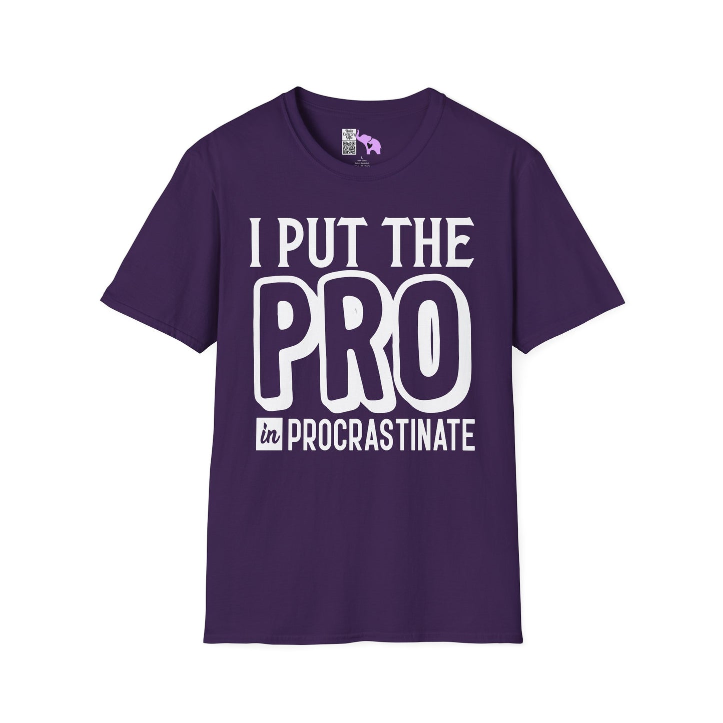I Put The Pro in Procrastinate Adult T-shirt