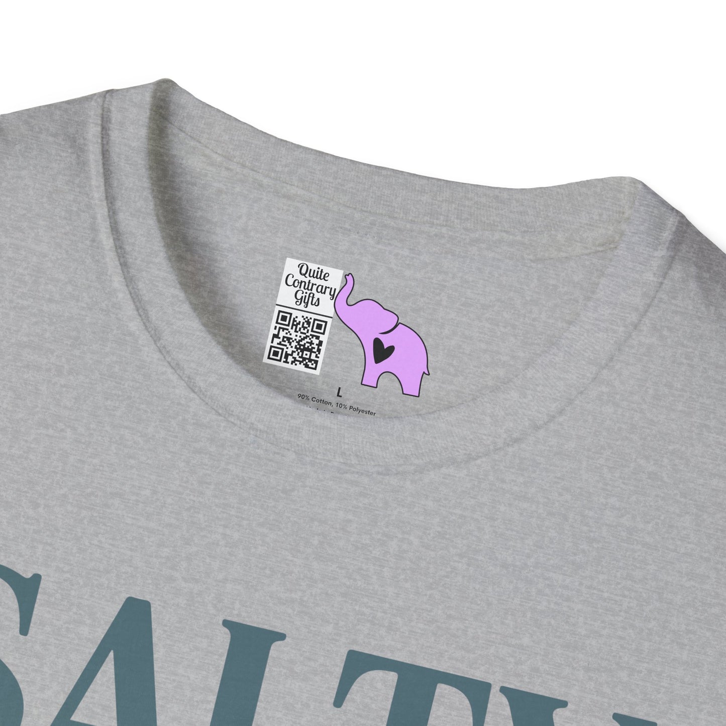 Salty LIl' Beach Adult T-shirt