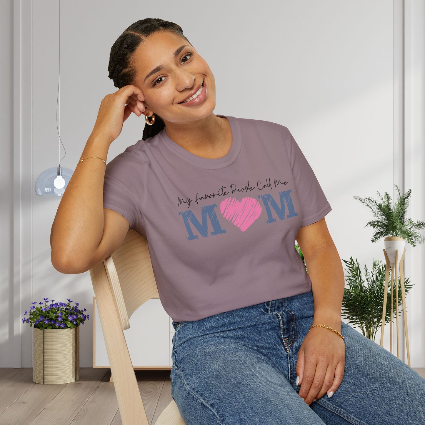 My Favorite People Call Me Mom Adult T-shirt
