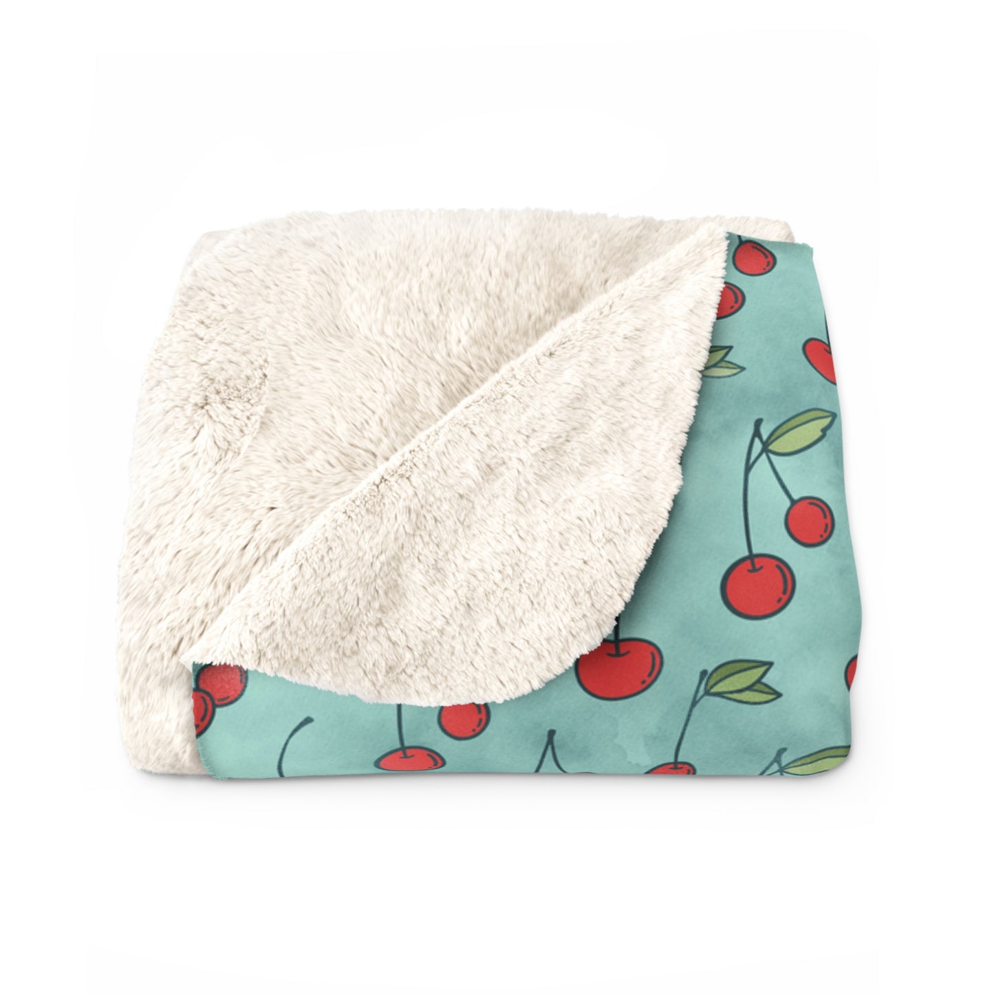 Cherry Jubilee Fleece Blanket