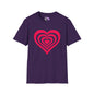 Layered Hearts Adult T-shirt