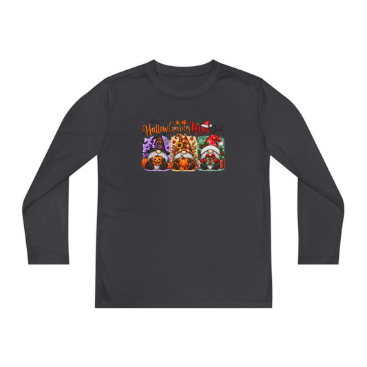 My HallowGivingMas Shirt (Gnomes) Youth Long Sleeve Tee