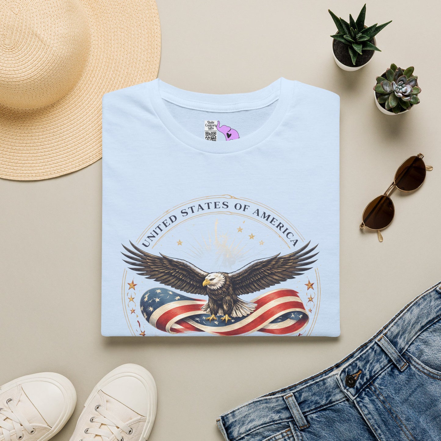 United States of America 250 Years of Freedom 1776-2026 Adult T-shirt