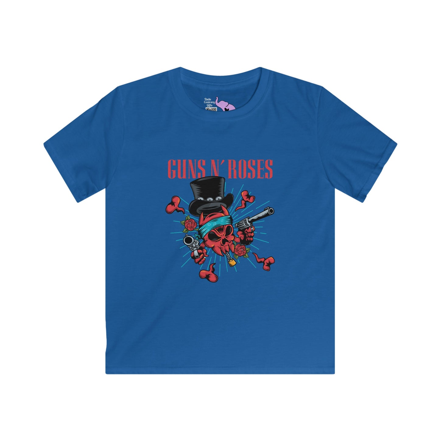 Guns N' Roses (Skull & Guns) Kids Softstyle Tee