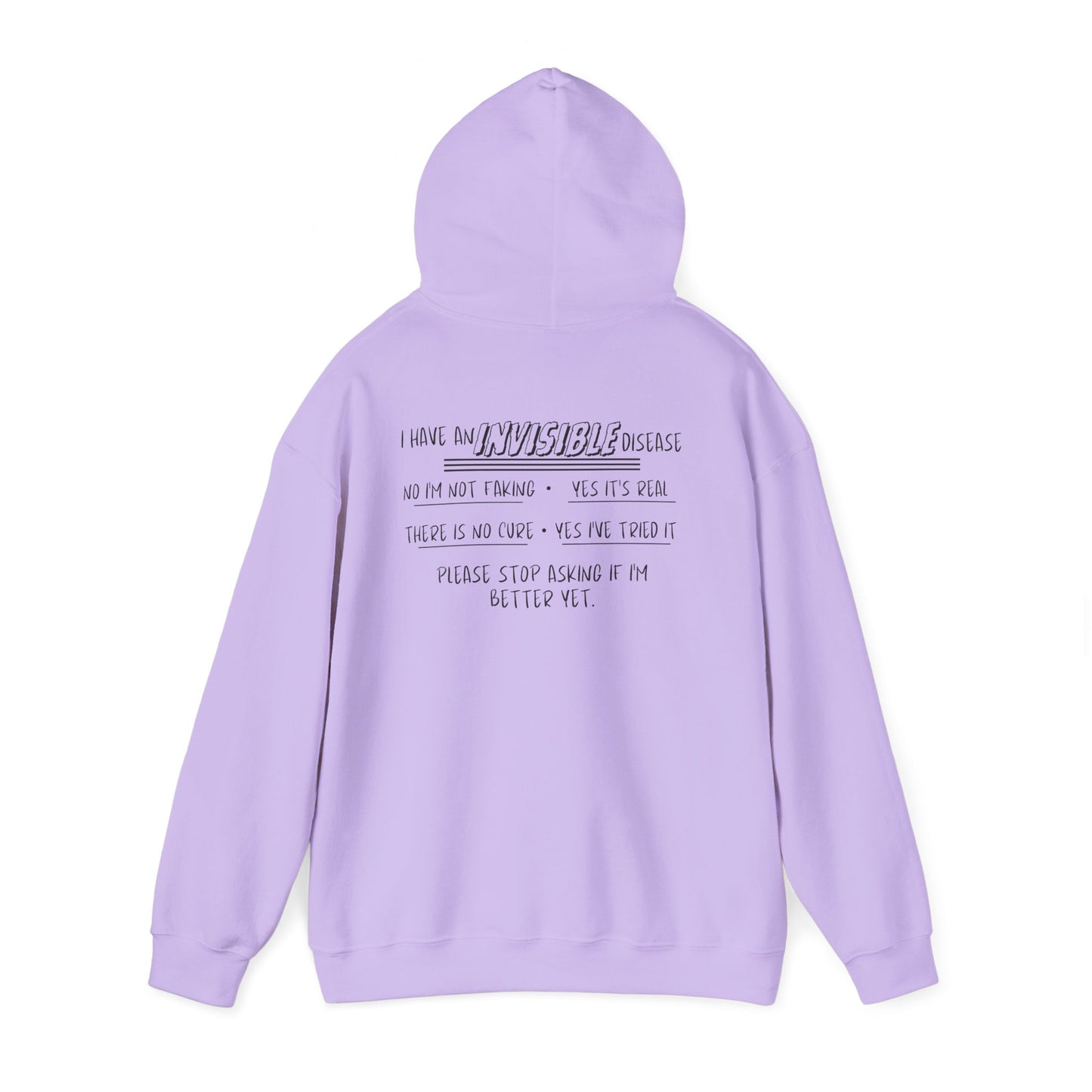 I'm An Invisible Warrior Heavy Blend™ Hooded Sweatshirt