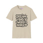 Dream Big Work Hard (Hearts) Adult T-shirt