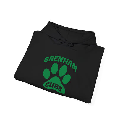 Brenham Cubs Paw Print Adult Heavy Blend™ Hooded Sweatshirt