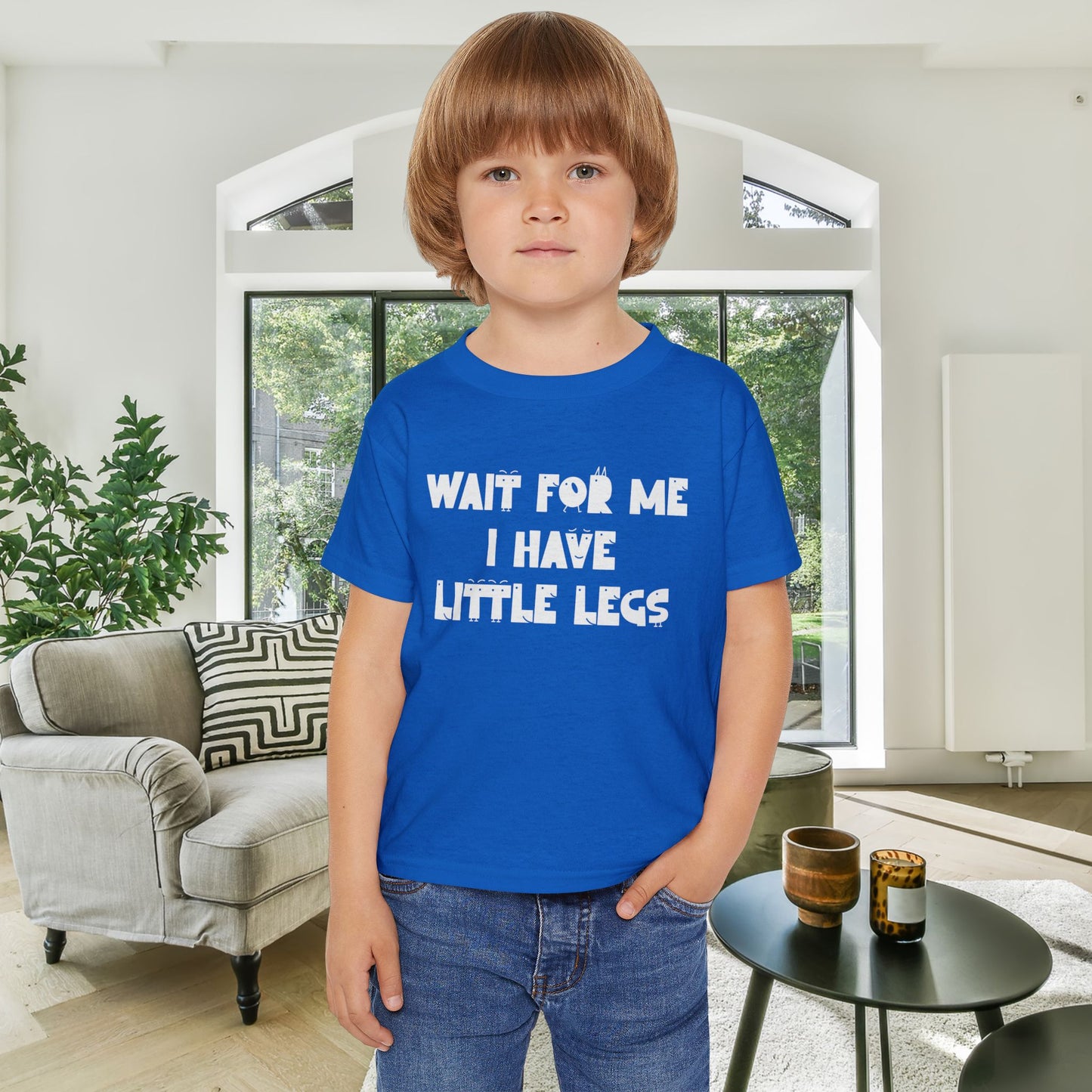 Wait For Me I Have Little Legs Heavy Cotton™ Toddler T-shirt