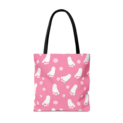 Baby Steps in Pink Canvas Tote Bag