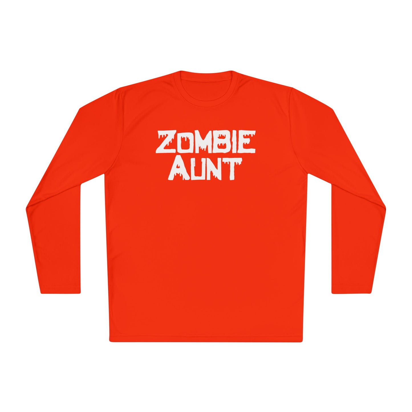 ""Zombie Aunt Adult Long Sleeve Tee