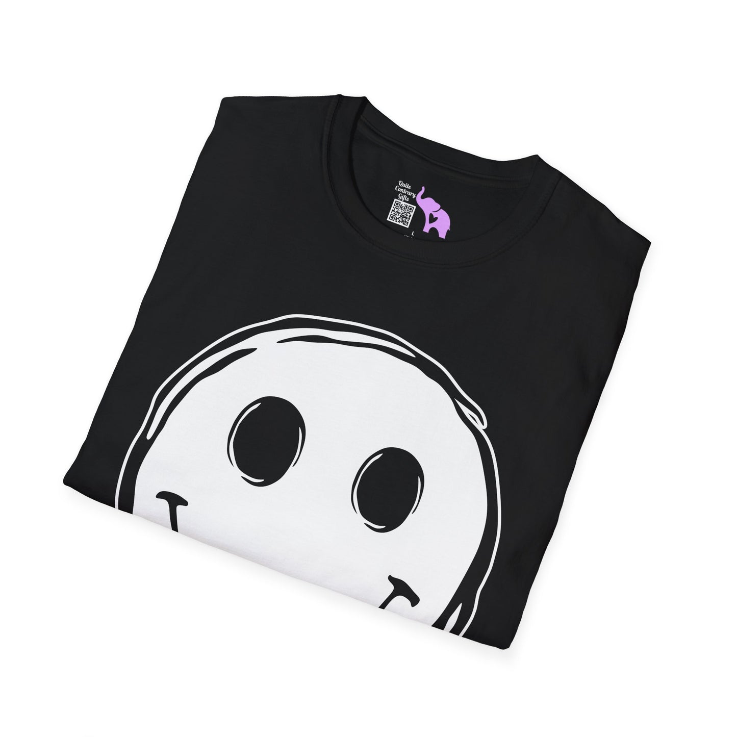 Melty Smiley Face Adult T-shirt