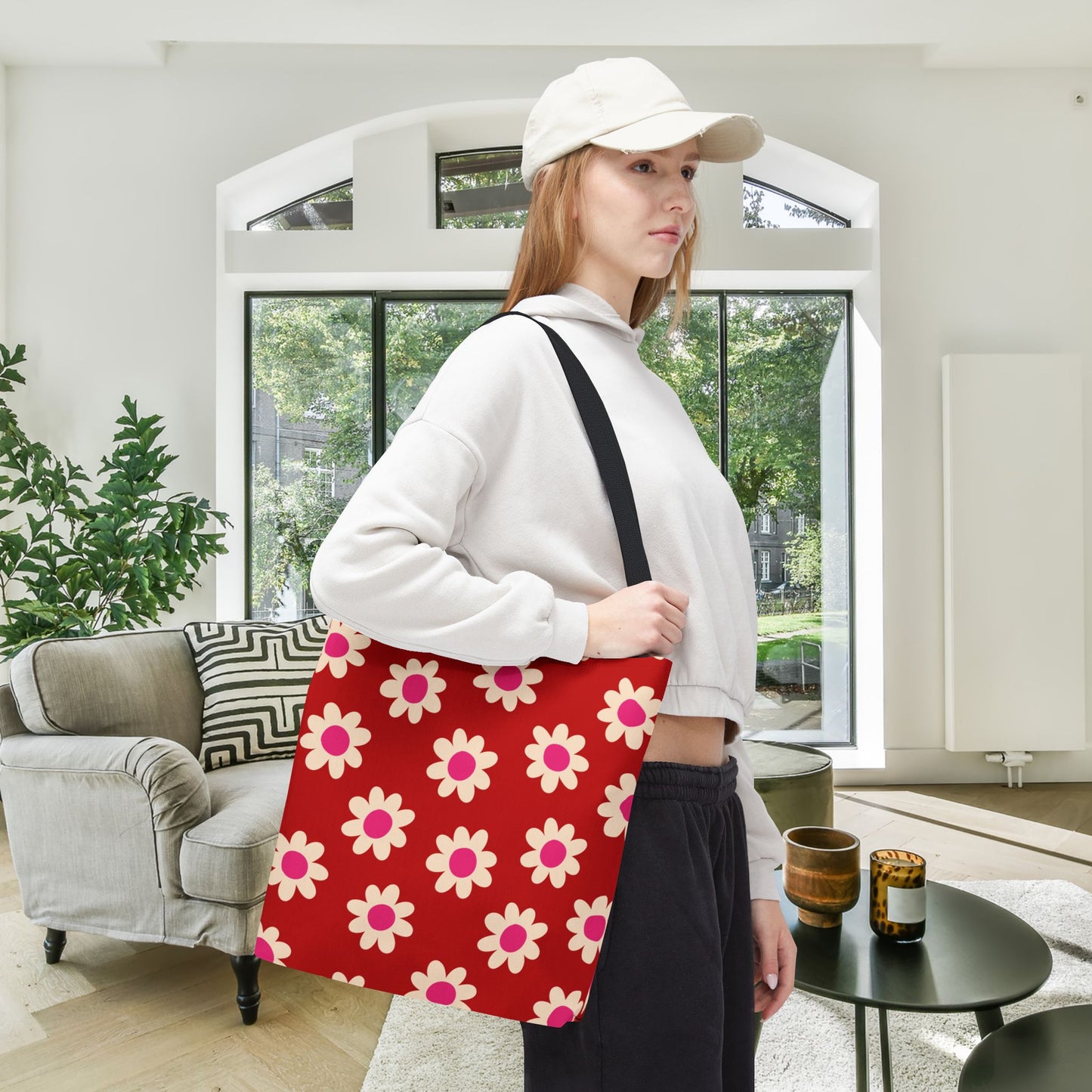 Cupid's Garden Canvas Tote Bag