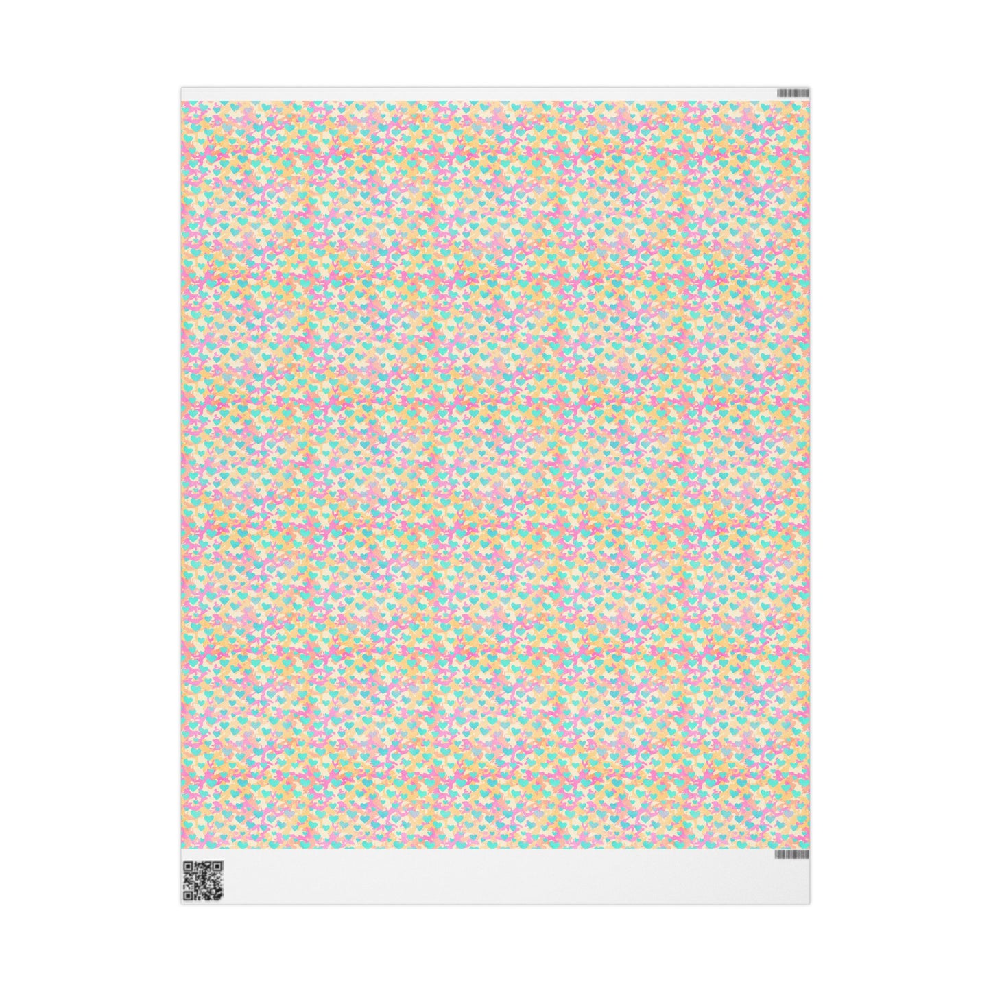 Sweetheart Camo Wrapping Paper