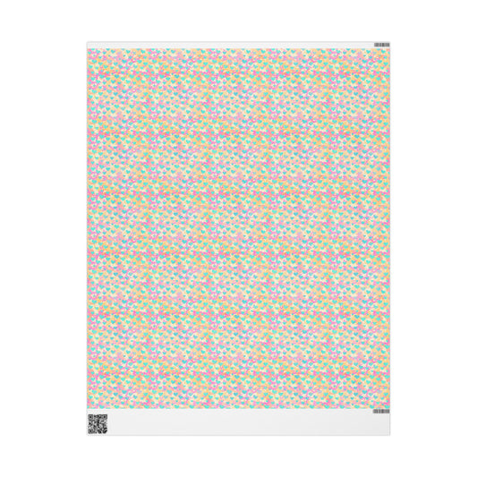 Sweetheart Camo Wrapping Paper