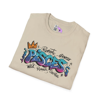 Pisces Street Art Adult T-shirt
