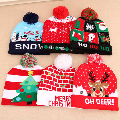LED Light Up Knitted Beanie Hats