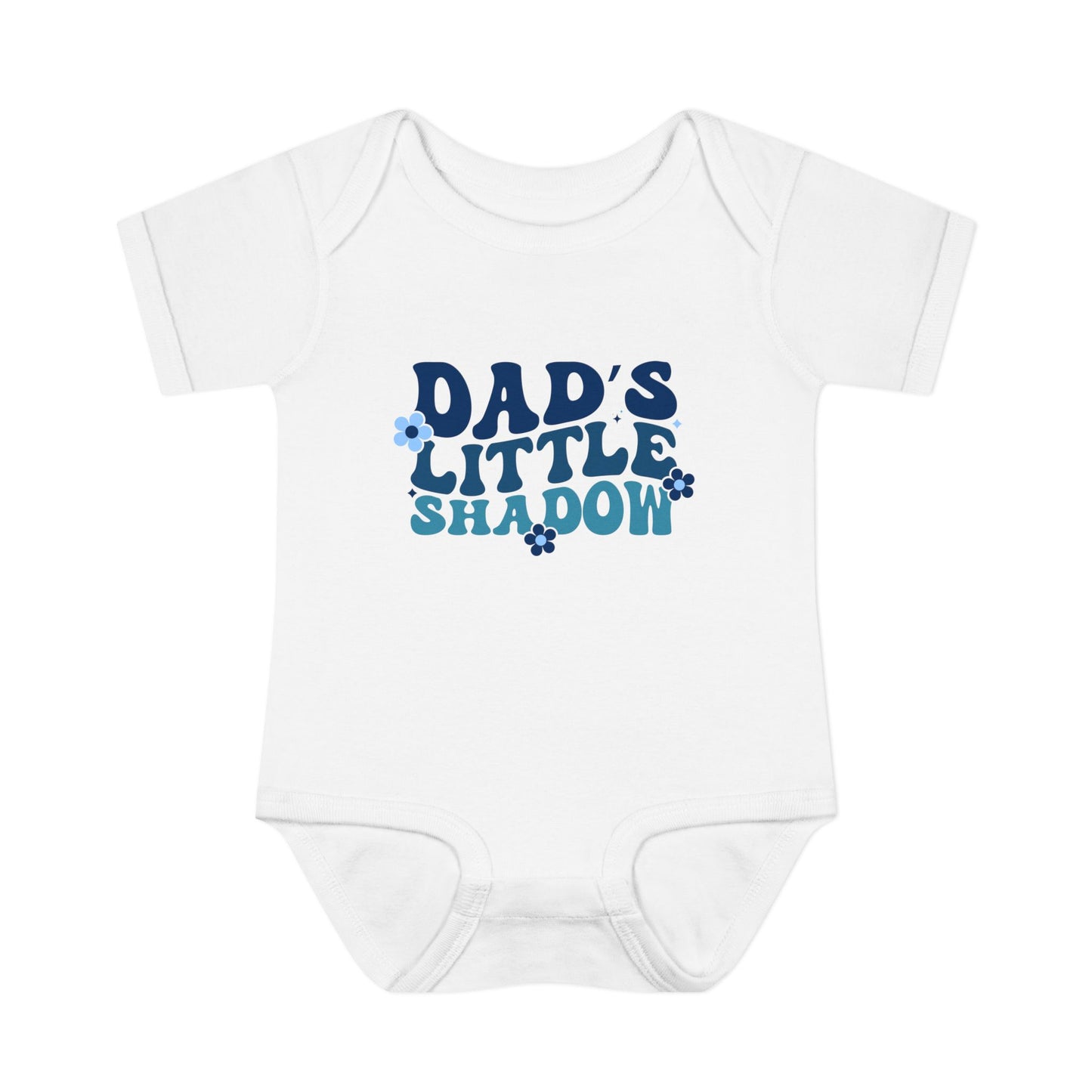 Dad's Little Shadow Infant Baby Rib Bodysuit