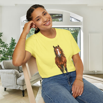 ""Front to Back Horse Lover Adult T-shirt
