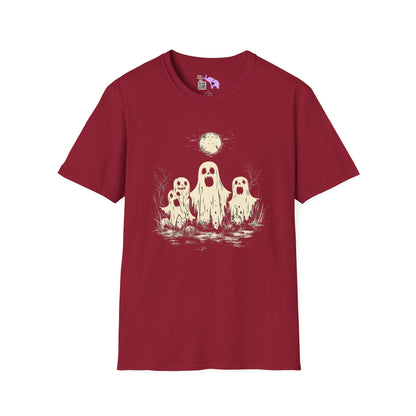Creepy Ghost Trio Adult T-shirt