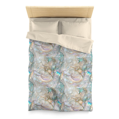 Green Opalescent Dreams Microfiber Duvet Cover