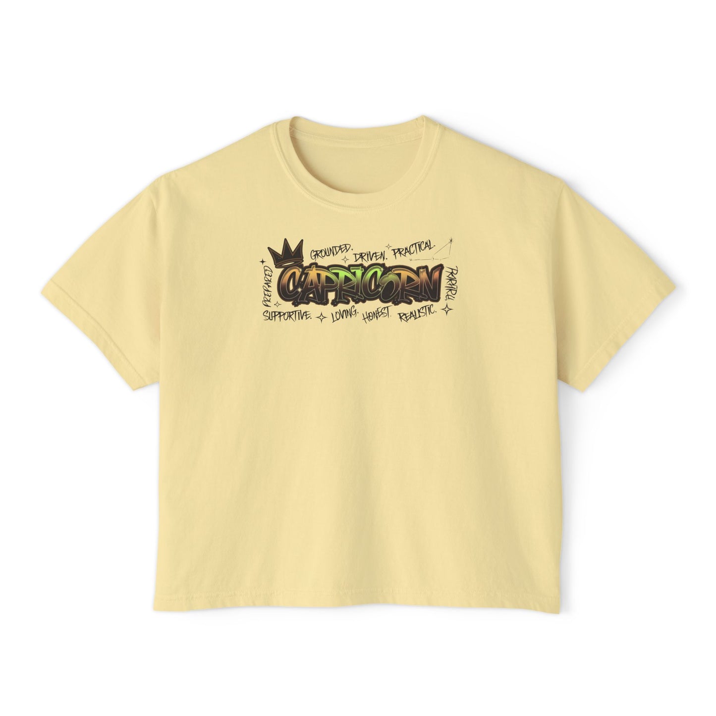 Capricorn Street Art Women's Boxy Tee