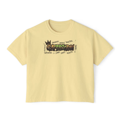 Capricorn Street Art Women's Boxy Tee