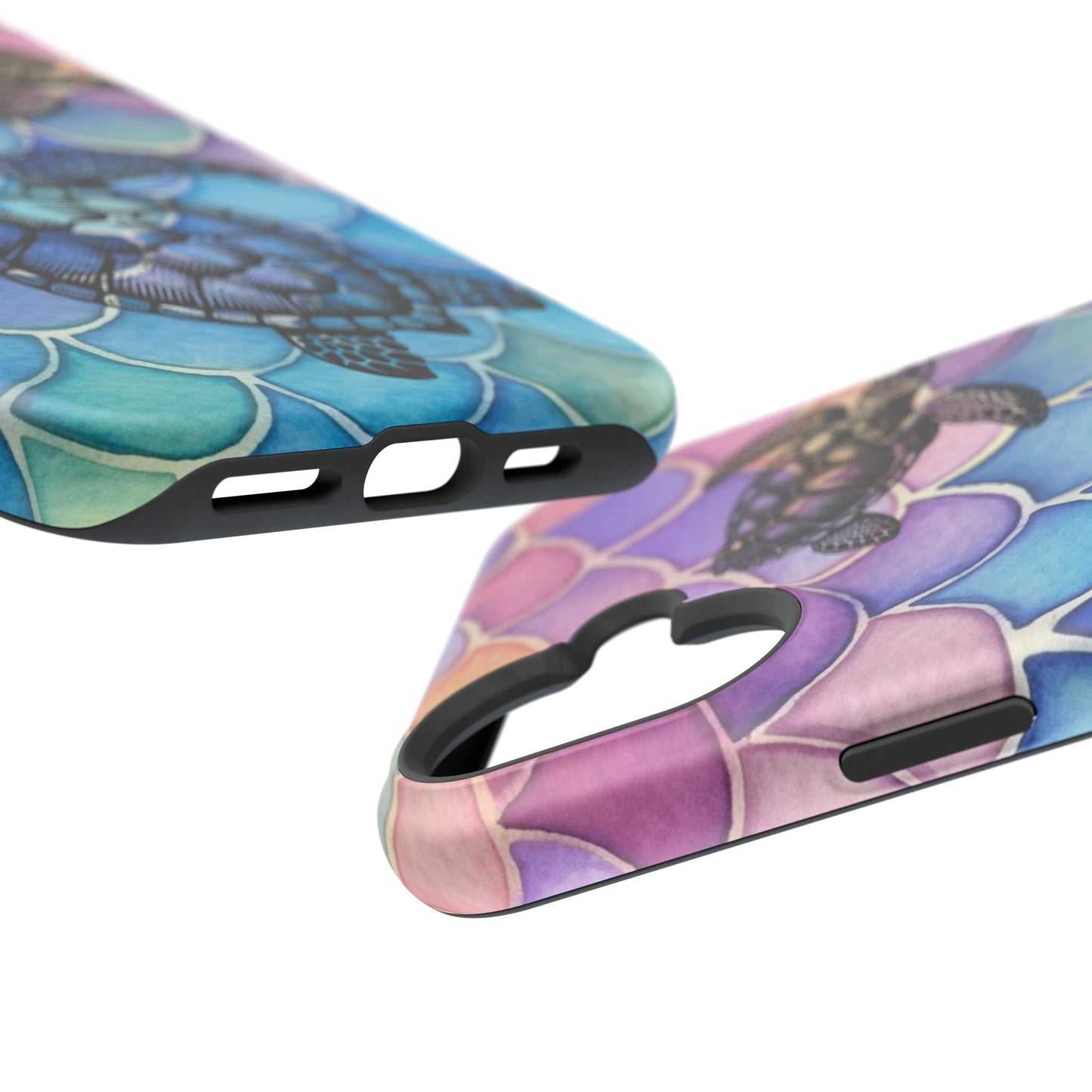 Sea Turtle Silhouette MagSafe® Compatible Tough Case for iPhone